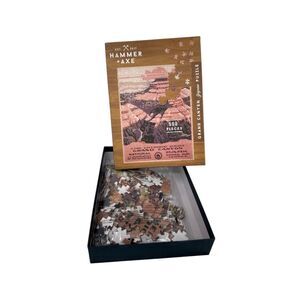 Grand Canyon Jigsaw Puzzle 500 Pcs American National Parks Vintage travel Poster
